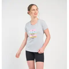ELLESSE - POLERA MUJER ANDREA GRIS MELANGE