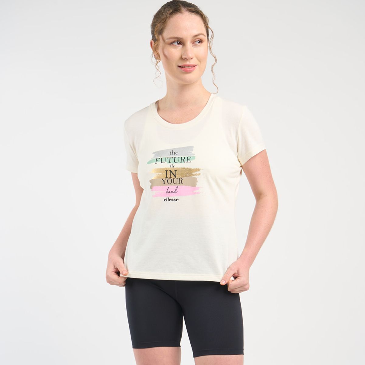 ELLESSE - POLERA MUJER ELLESSE ANDREA CREMA