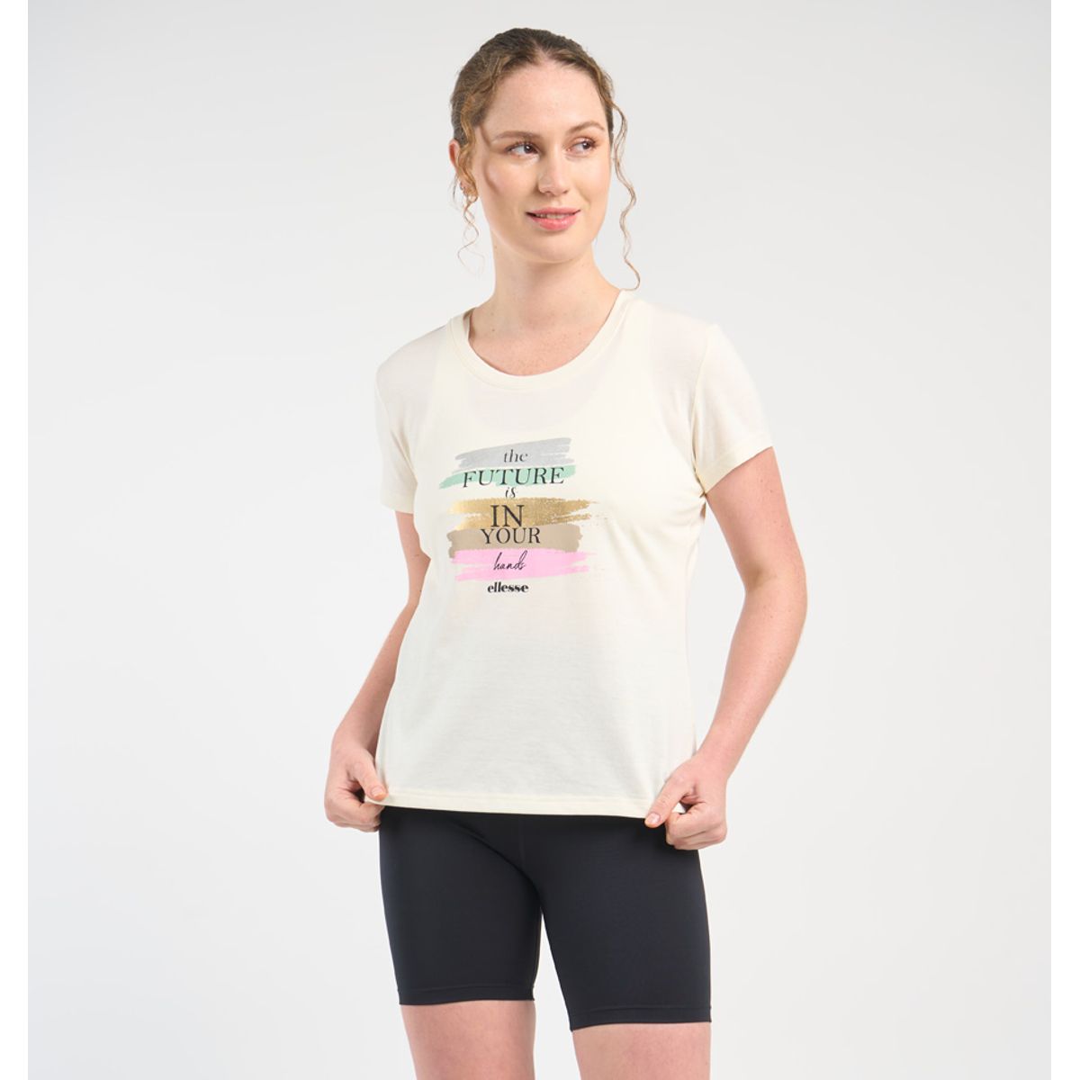 ELLESSE - POLERA MUJER ELLESSE ANDREA CREMA