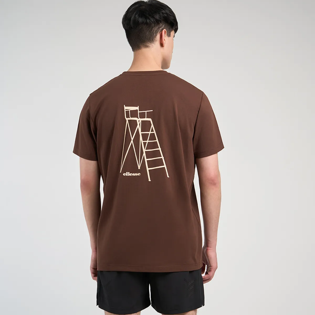 ELLESSE - POLERA HOMBRE ELLESSE BOSSEO CAFÉ