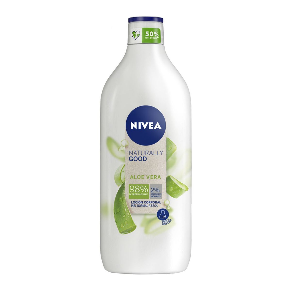 NIVEA - Loción corporal Naturally Good aloe vera 350ml NIVEA
