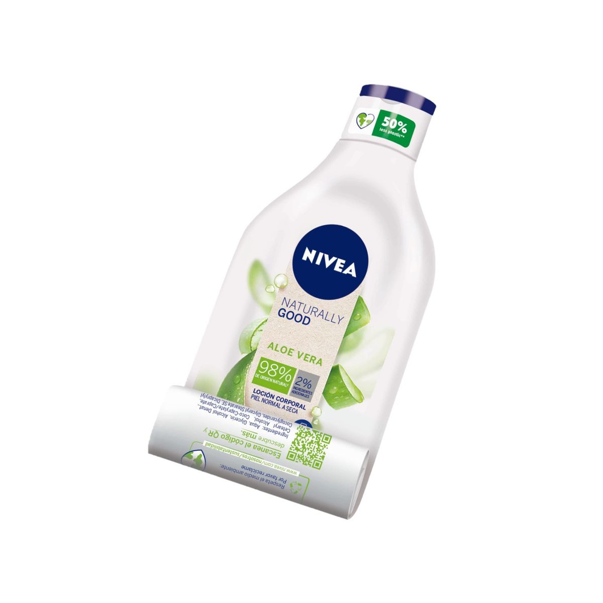 NIVEA - Loción corporal Naturally Good aloe vera 350ml NIVEA
