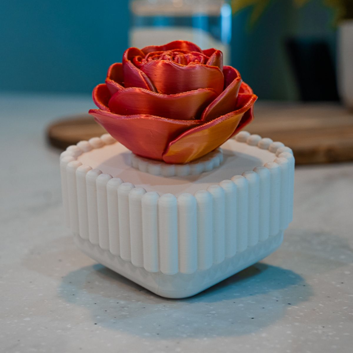 GENERICO - Adorno- Caja Rosa de San Valentín