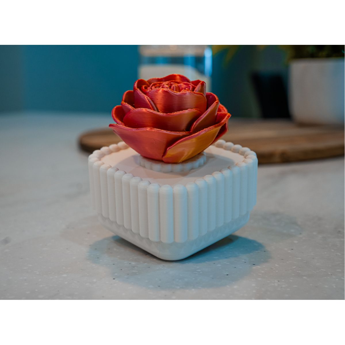 GENERICO - Adorno- Caja Rosa de San Valentín