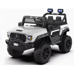 GENERICO - CARRO ELECTRICO 4 RUEDAS PARA NIÑOS GRIS