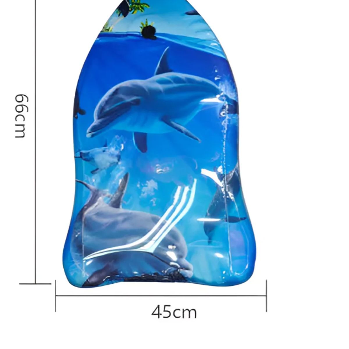 GENERICO - Tabla De Surf Azul 66cmx45cm