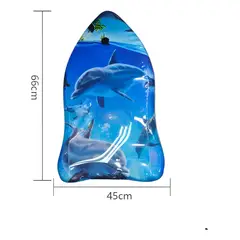 GENERICO - Tabla De Surf Azul 66cmx45cm