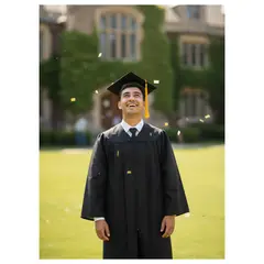 EKOL TACTICA MILITAR - Birrete Juvenil Adulto Negro Graduación