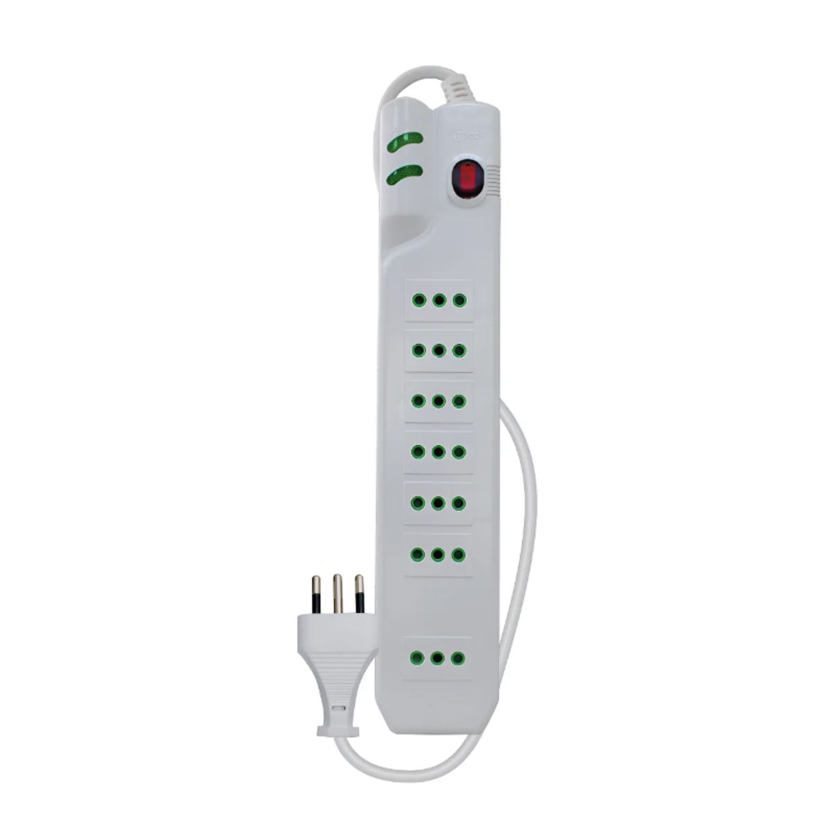MLAB - Alargador Protector De Voltaje 2.1 Metros Mlab Color Blanco