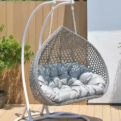 GENERICO - Sillón Colgante Modelo Uganda Talla XXL color Gris