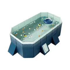 LUBABYCAS - Piscina Plegable No Requiere Inflado 210cm Niños