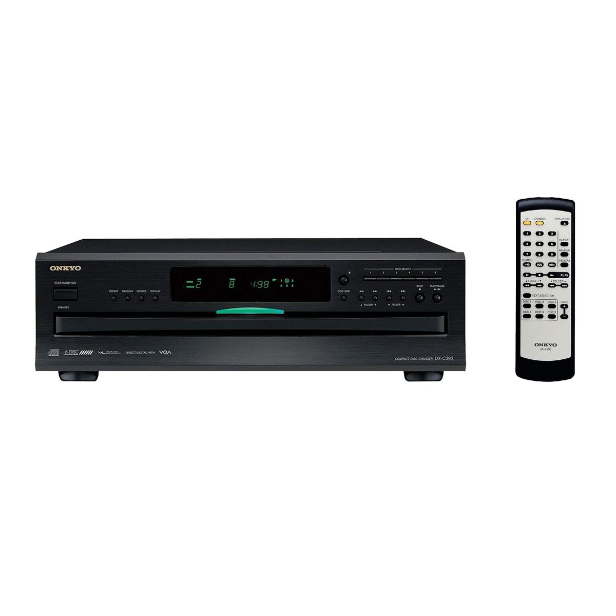 ONKYO - Reproductor de CD de 6 discos ONKYO DX-C390