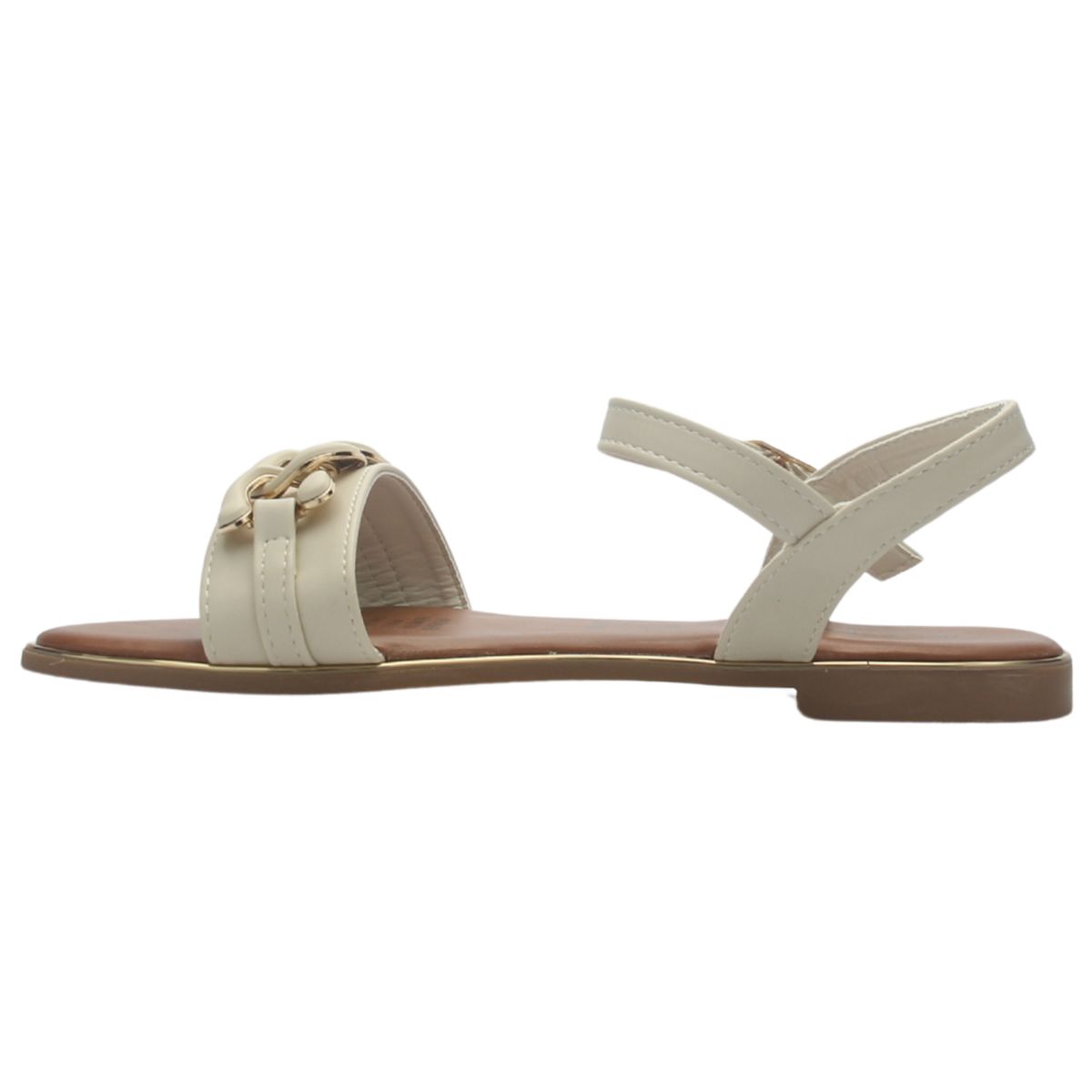 CHALADA - Sandalia Mujer Beige Casual Chalada Buckel-3