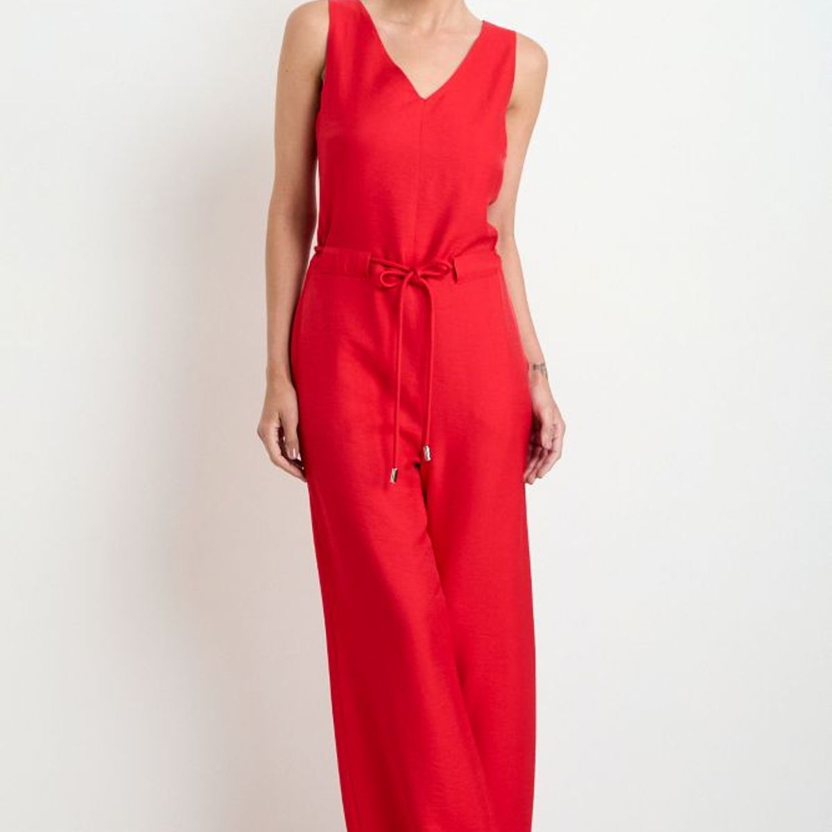 ASH - Enterito Liso Con Cordon Mujer Rojo Ash