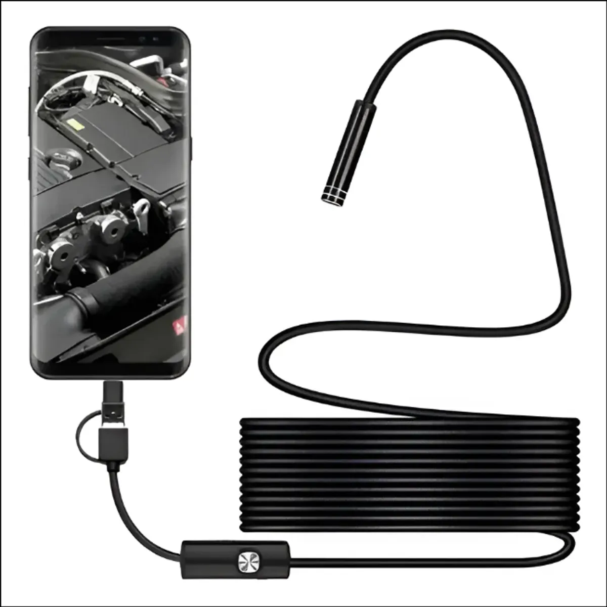 GENERICO - Cámara Endoscópica Hd Espía Para Android Impermeable 2m