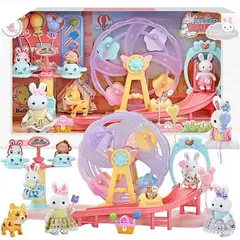GENERICO - Set Juguete Parque De Diversiones Dreamy Conejos Miniatura