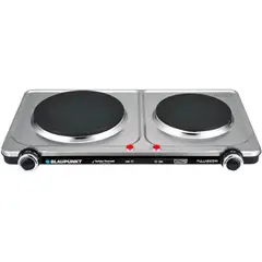 BLAUPUNKT - Cocina Encimera Eléctrica Inox Dual Burner 2400W AE12900 SEC