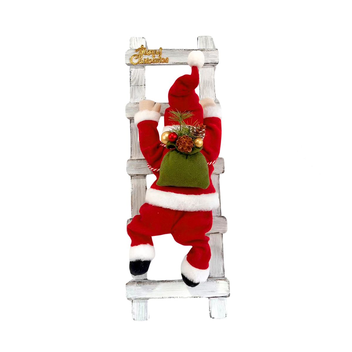 GENERICO - SANTA ESCALADOR ANIMATRONICS 70CM X1UNI