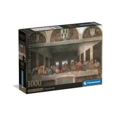 CLEMENTONI - Puzzle 1000 piezas Arte La última Cena, Leonardo
