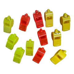 GENERICO - Caja De Silbatos 12 Unid Fluorescentes