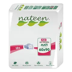 GENERICO - 10 Sabanillas 60x90cm Nateen Protectora Para Incontinencia