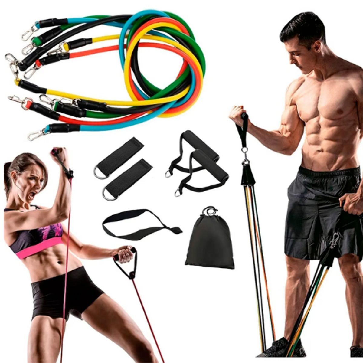 MOVI - SET DE BANDAS ELASTICAS DE EJERCICIO