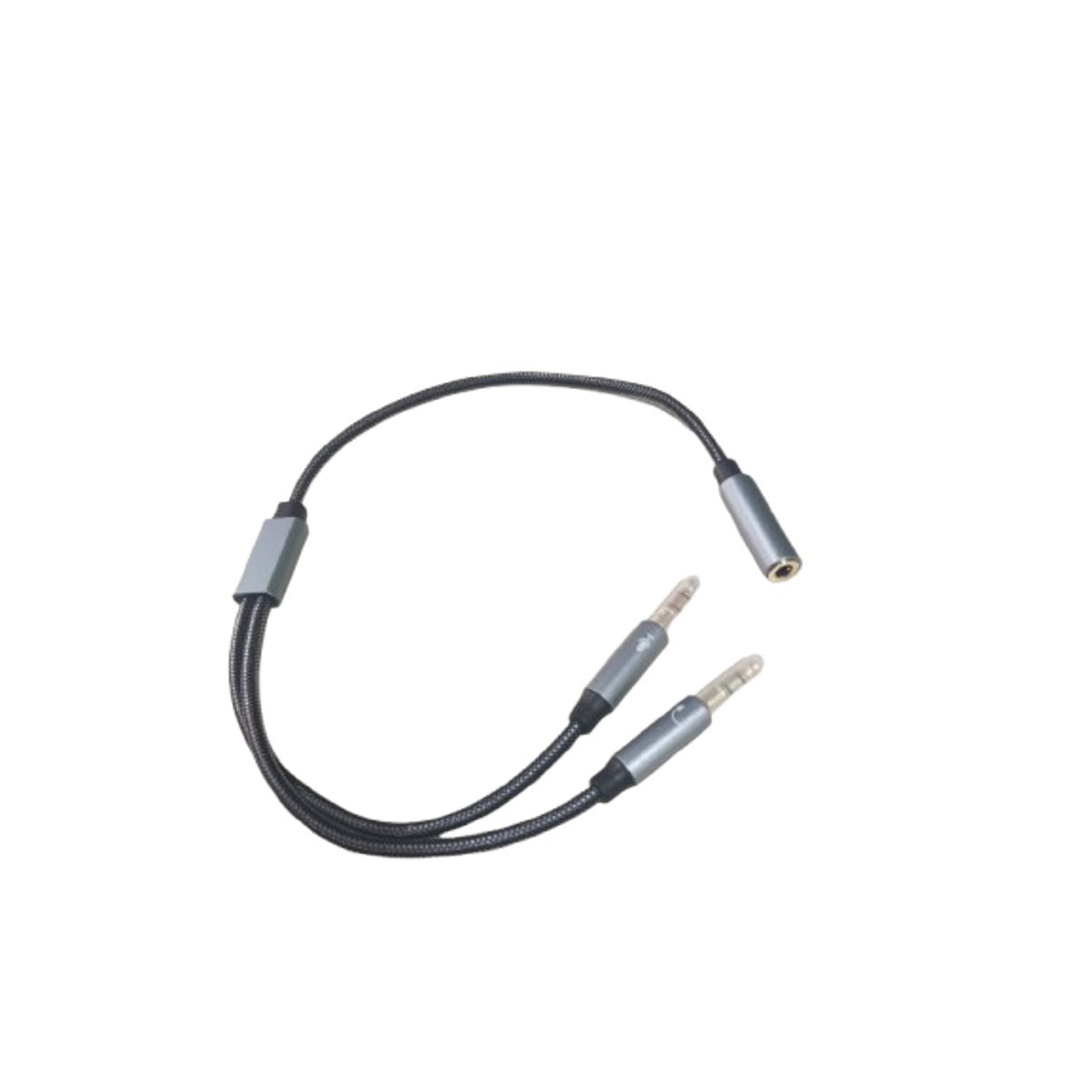 GENERICO - Cable Audio Auxiliar Trenzado 35mm Micrófono Audífonos