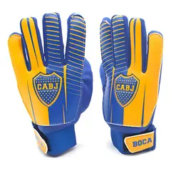GENERICO - Guantes Arquero Boca Juniors Drb Niños Licenciado Color Azul Talla 4