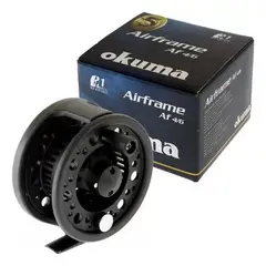 GENERICO - Carrete Okuma Airframe 46 Pesca Con Mosca 20603 Color Negro