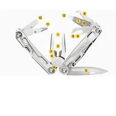 LEATHERMAN - Multiherramienta Rev Box S Funda 832130