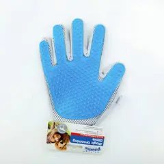 GENERICO - Guante Para Cepillar Perros Pawise Doble Función Color Azul