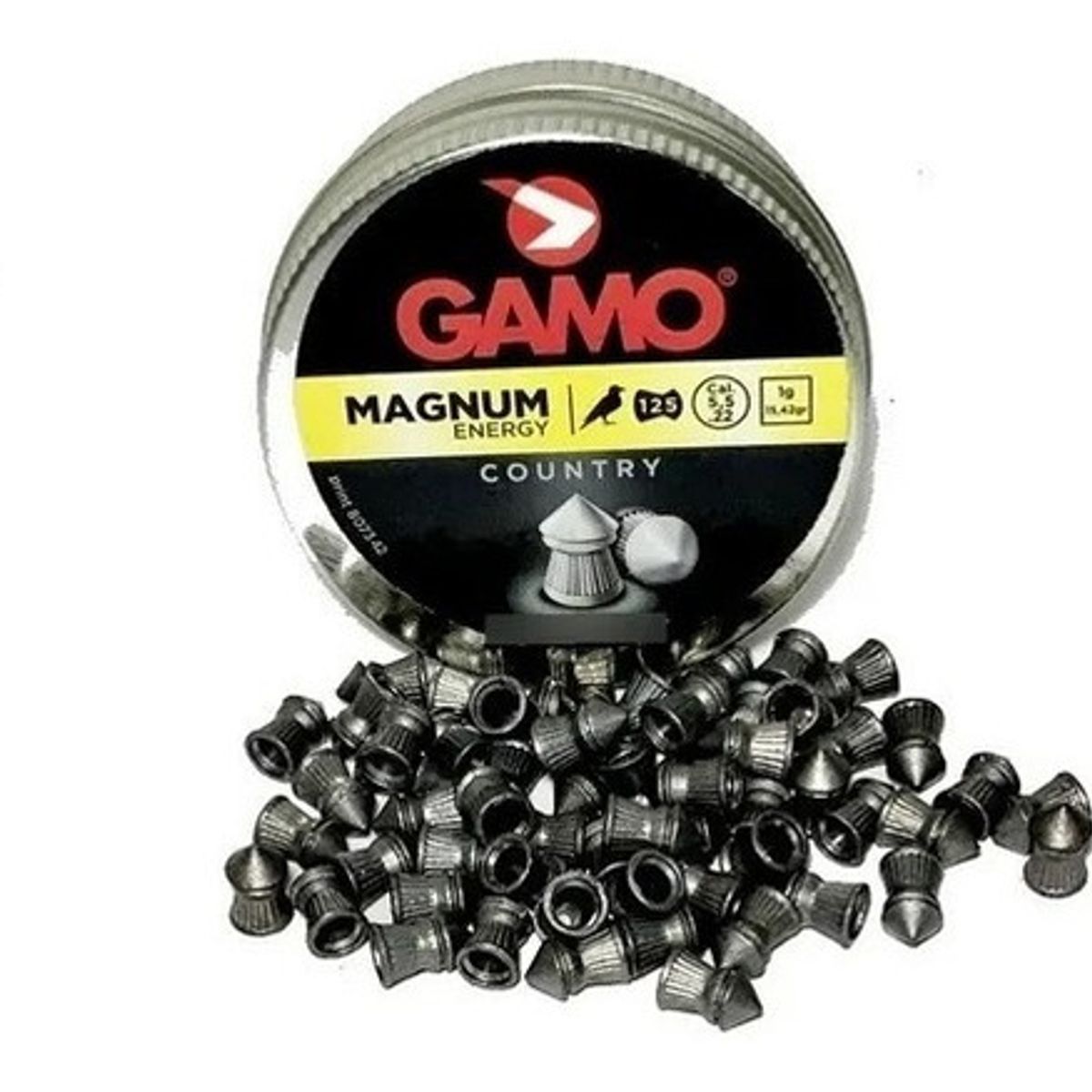 GENERICO - Postones Gamo Magnum Energy 5,5 Mm (250 Piezas/ 1,0g)