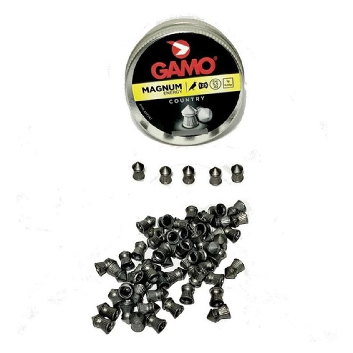 GENERICO - Postones Gamo Magnum Energy 5,5 Mm (250 Piezas/ 1,0g)