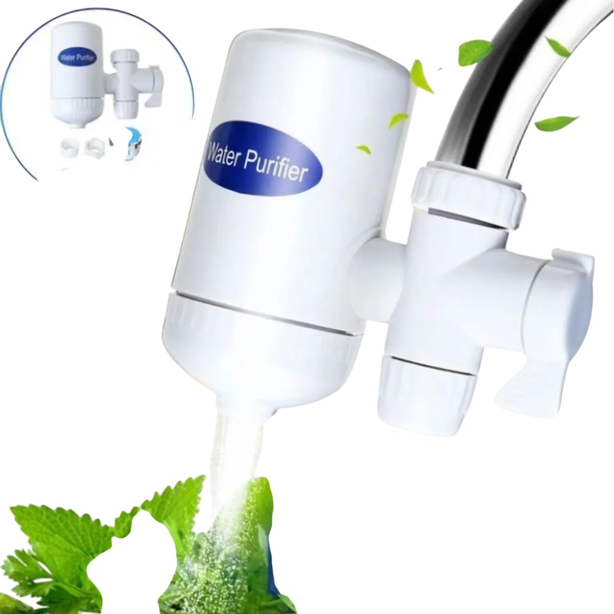 GENERICO - Filtro Purificador Agua Potable Carbon Activo Ceramico