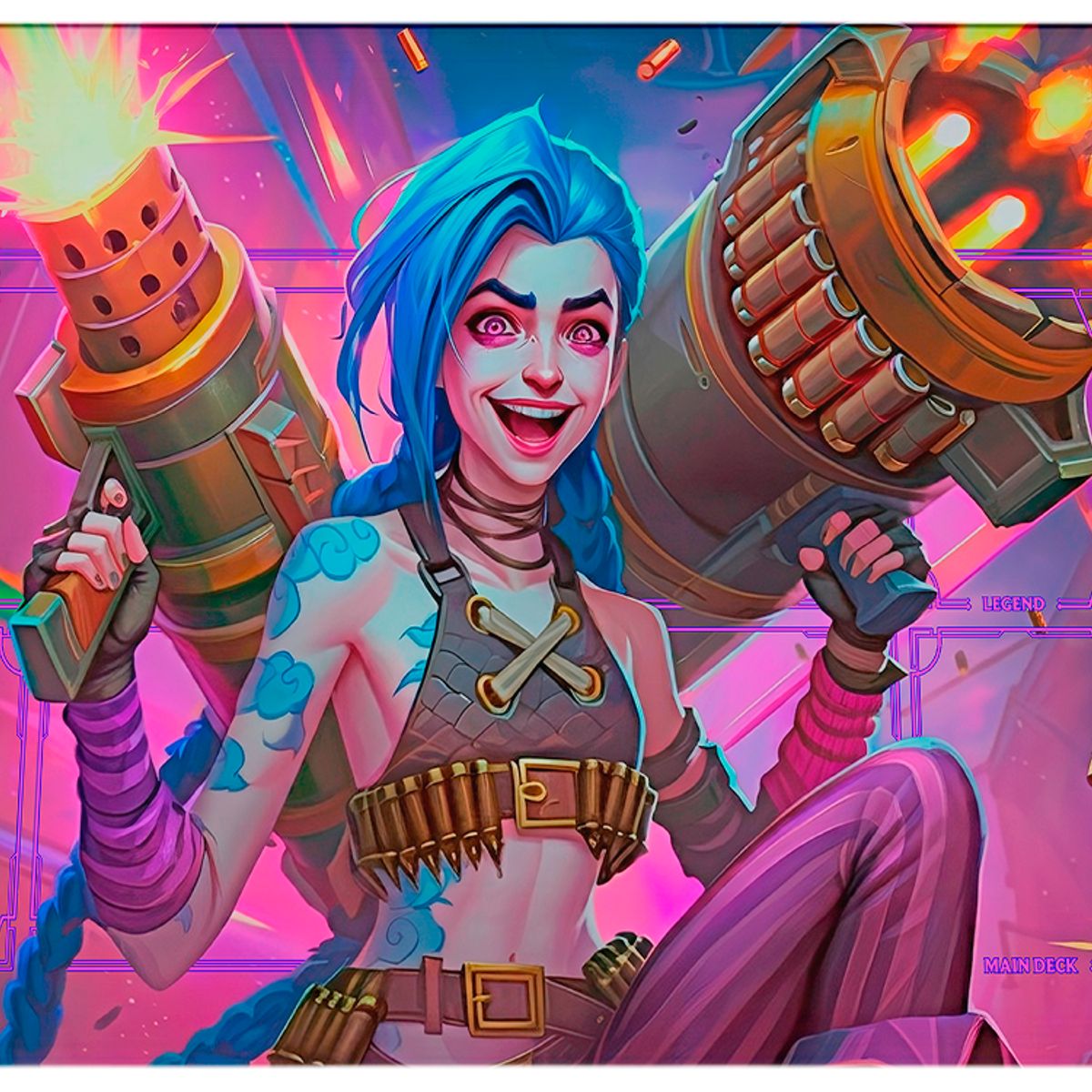 GENERICO - Playmat League of Legends Card Game 60×35 cm M02