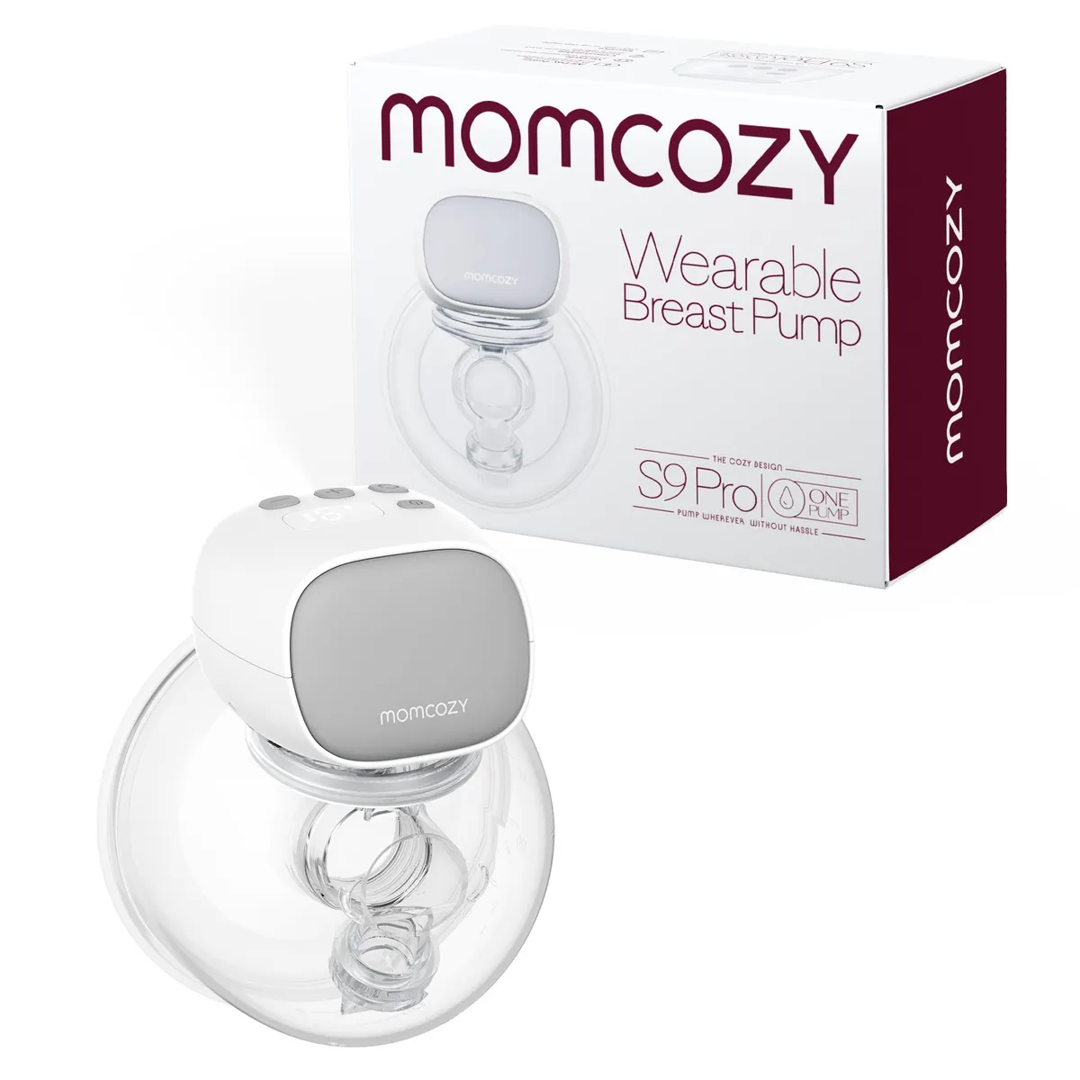 MOMCOZY - Extractor de leche materna portátil S9 Pro Single