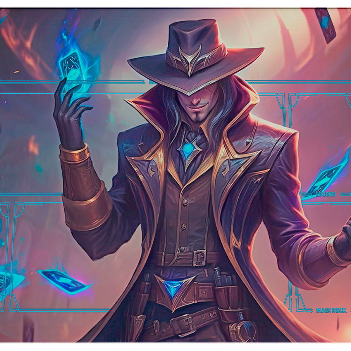 GENERICO - Playmat League of Legends Card Game 60×35 cm M06