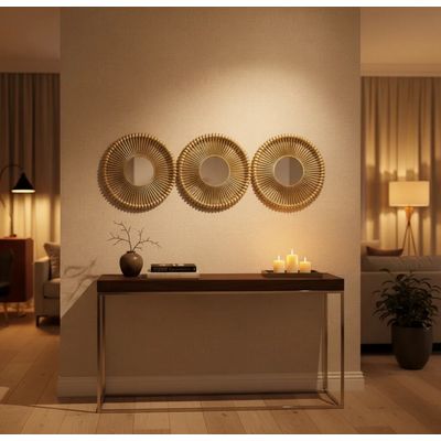 Imagen 2 del producto Set 3 Espejos Decorativos Redondos 25cm