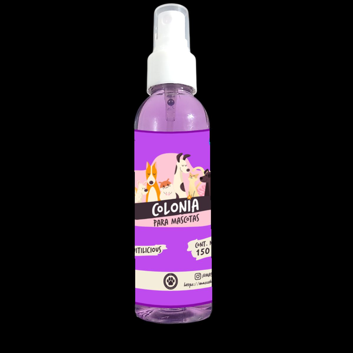 MASCOKITS - Colonia P Perros Sin Alcohol Uso Seguro 150ml Fruitilicious