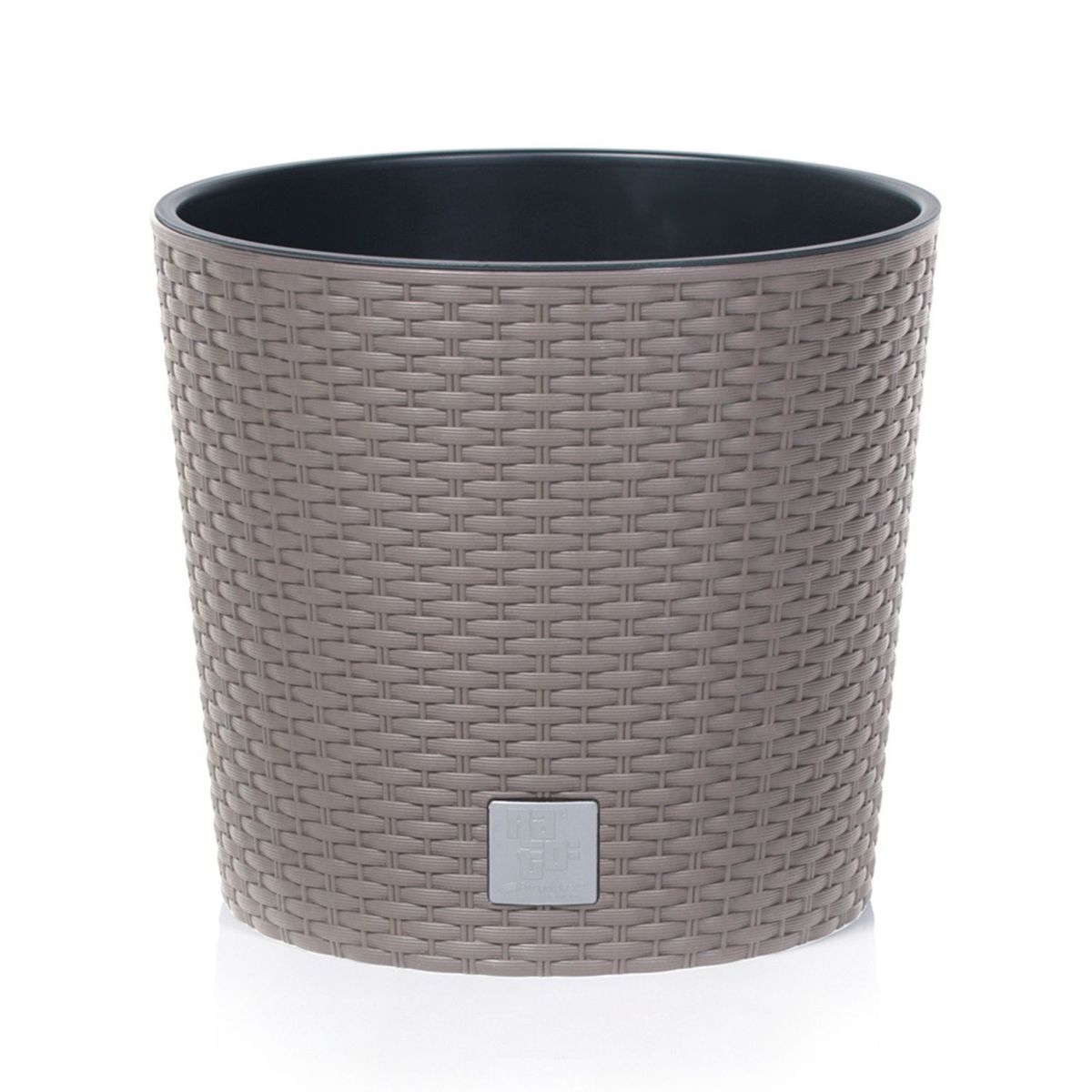 STERN - Macetero redondo Rato 30 cm mocca