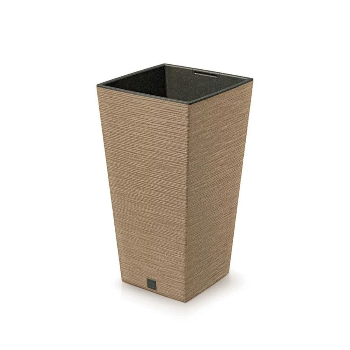 STERN - Macetero alto cuadrado Furu 26.5 x 26.5 cm madera