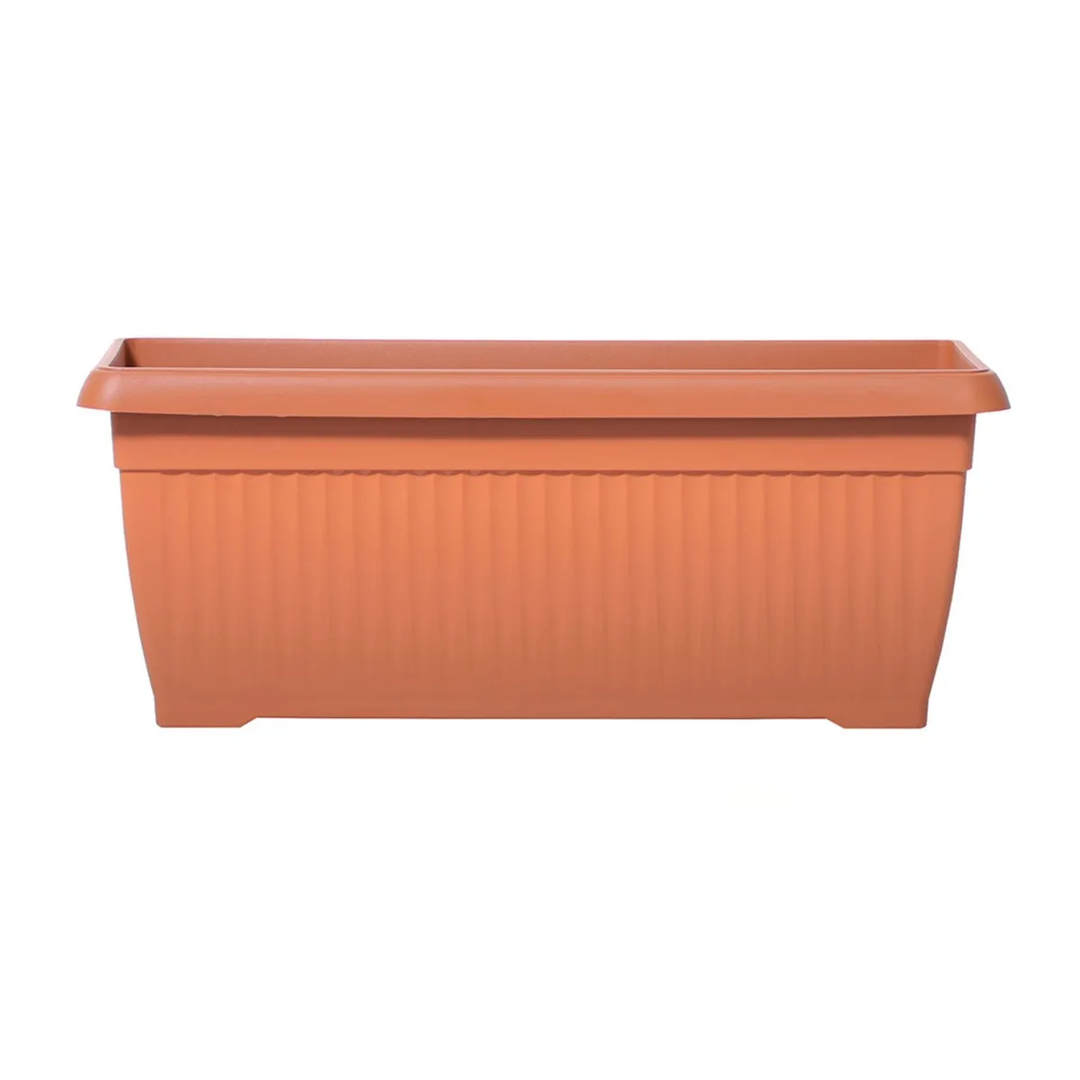 STERN - Jardinera rectangular Terra 60 cm x 25.7 cm terracota