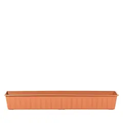 STERN - Jardinera rectangular Agro 100 x 18 cm terracota