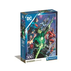 CLEMENTONI - Puzzle 500 Piezas La liga de la justicia