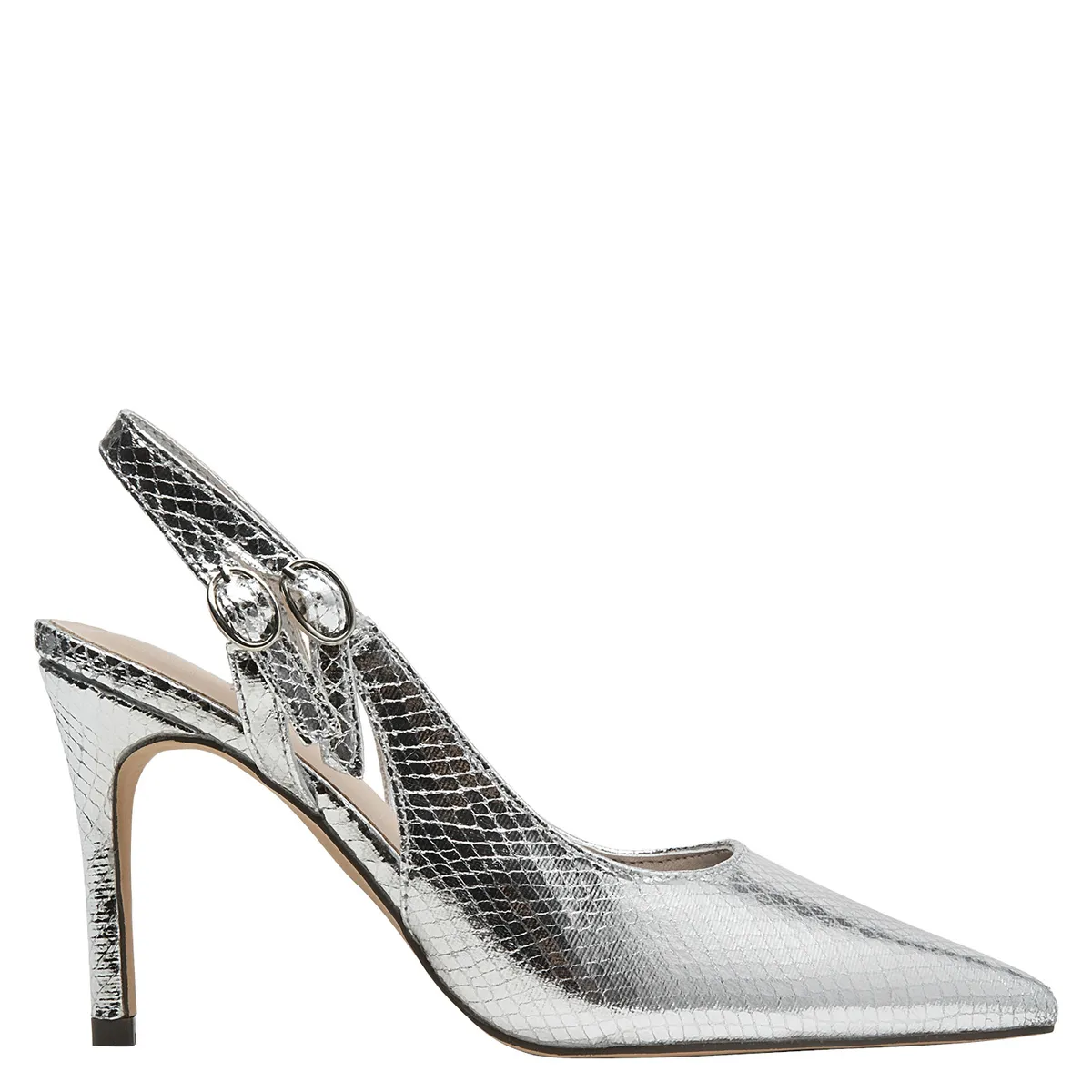 BRUNO ROSSI - Zapato Mujer Fiesta Plateado Bruno Rossi