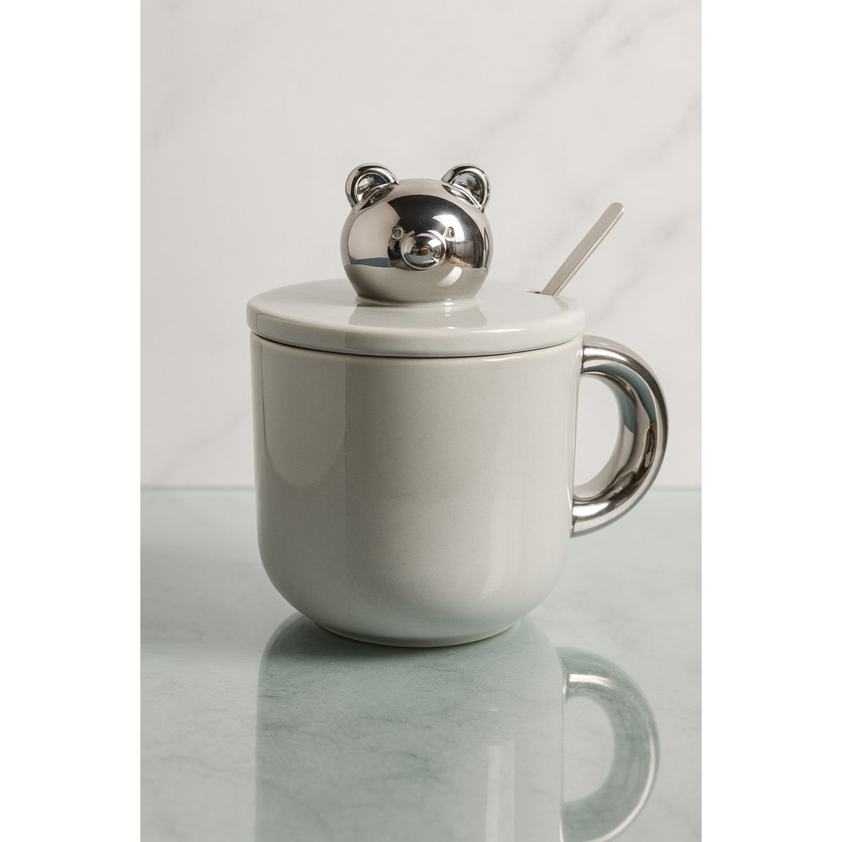 GENERICO - Taza De Porcelana Con Diseño De Oso