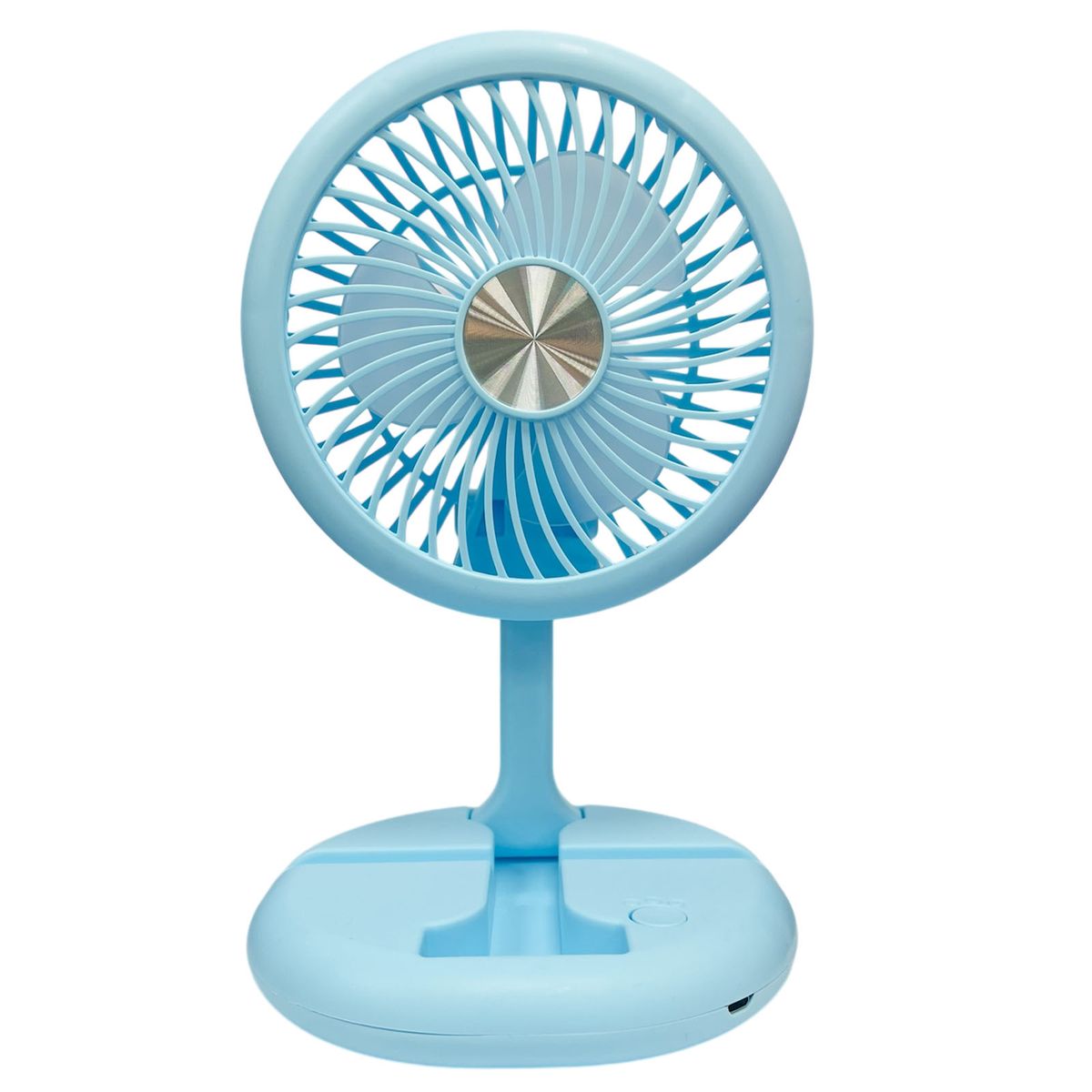 TECNOLAB - Ventilador Portatil Plegable Recargable Tecnolab 670 Azul