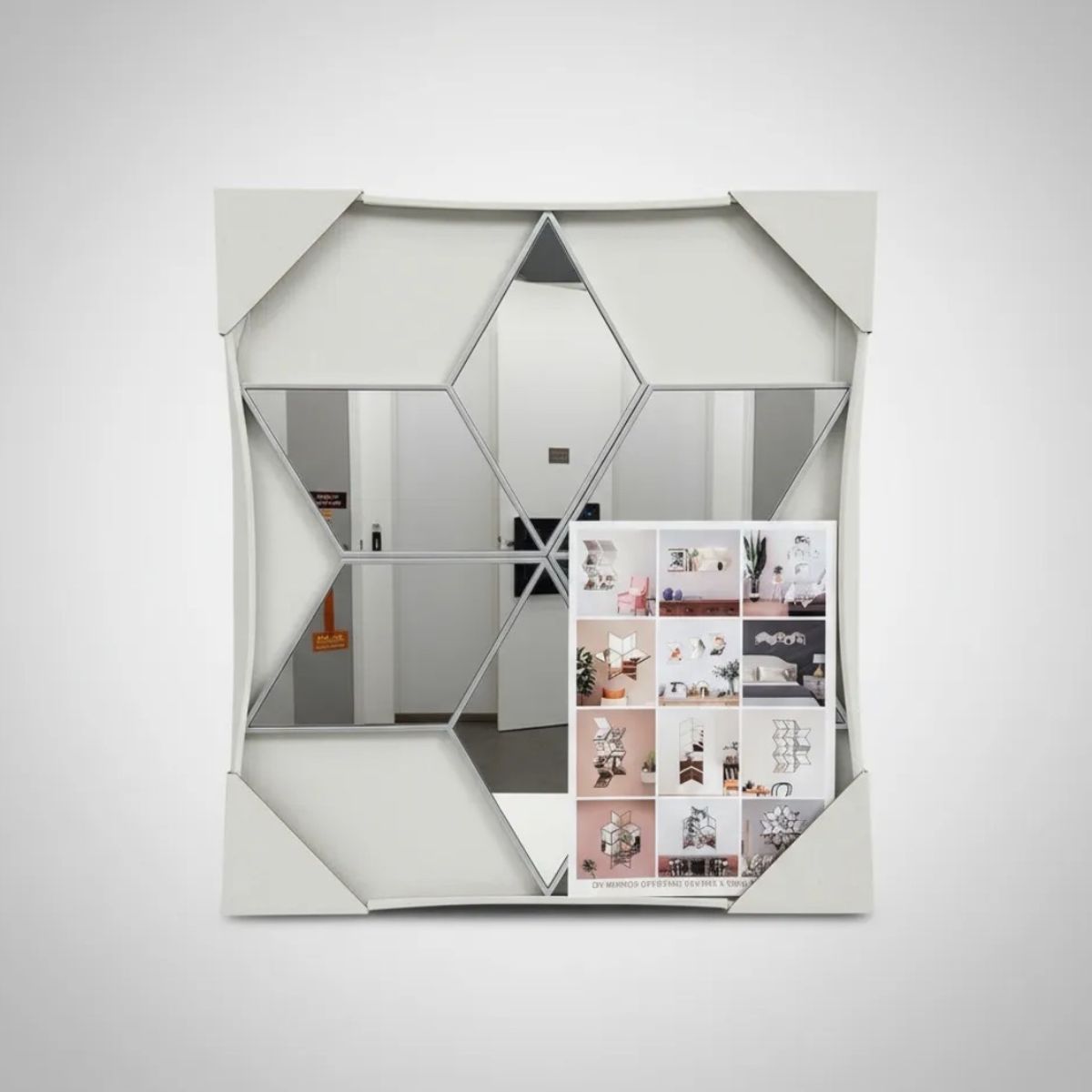 GENERICO - Espejo Decorativo Diseño Estrella Modular 49cm