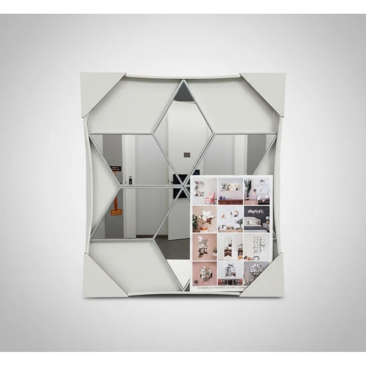 GENERICO - Espejo Decorativo Diseño Estrella Modular 49cm