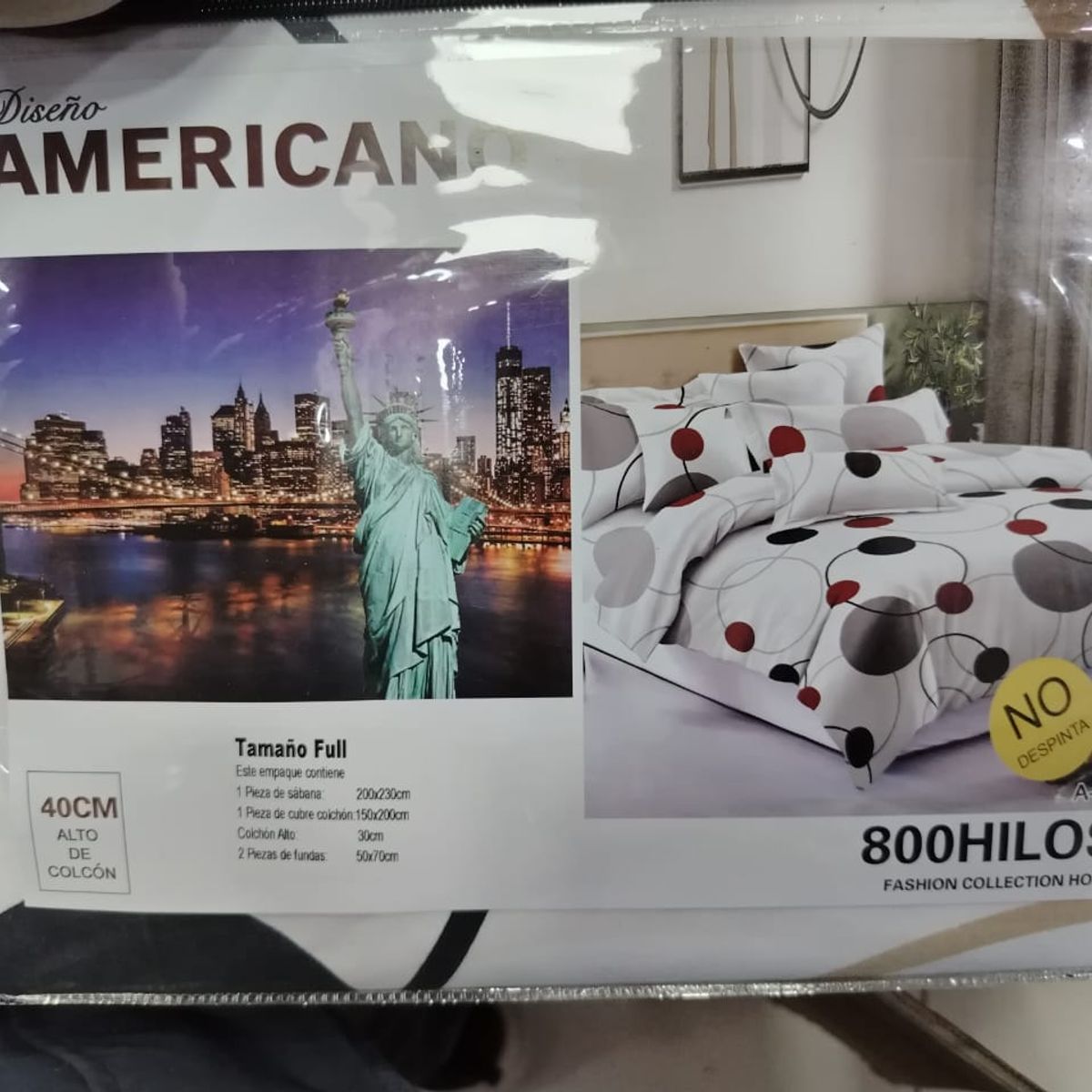 GENERICO - JUEGO DE SABANAS 100% ALGODON  SUAVES Y CÁLIDAS